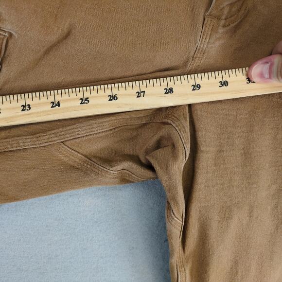 Duluth Trading Flex Fire Hose Cargo Work Pants Men's 44x28 Tan Relaxed Fit 45507 - Picture 6 of 10